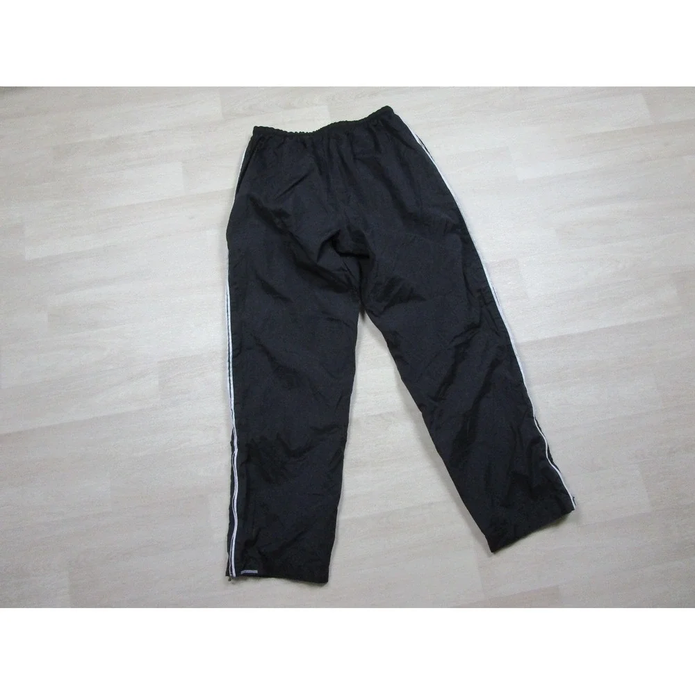 Vintage Y2K Adidas Wind Pants Men's (L) Athletic Warmup Ankle Zip #174959